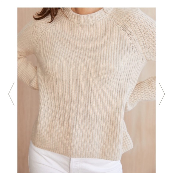 jenni kayne cotton fisherman sweater